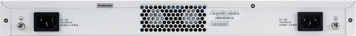 FortiGate-120G — back