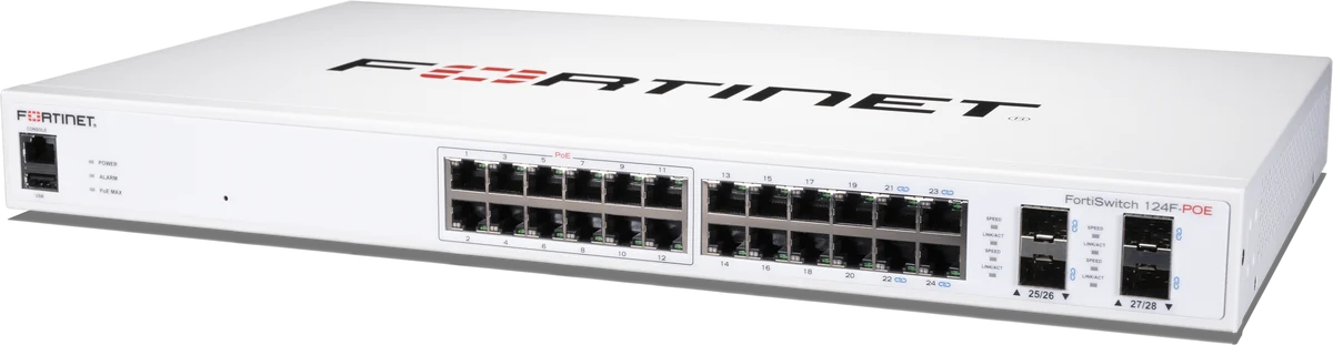 FortiSwitch-124F-POE, side1