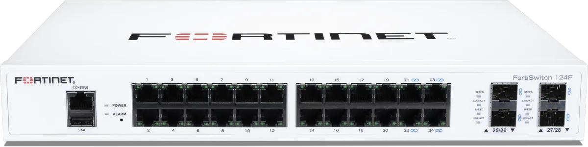 FortiSwitch-124F — front-top